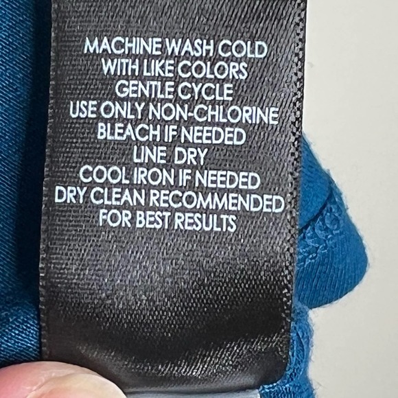 Torrid Mini Super Soft Tee Shirt Dress Teal Blue Plus Size 1X - Picture 7 of 7